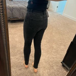 J Crew black stretch jeans